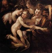 Giulio Cesare Procaccini The Mystic Marriage of St Catherine oil painting